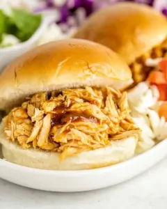 BBQ Hawaiian Roll Chicken Sliders