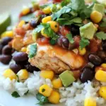 Slow Cooker Salsa Chicken