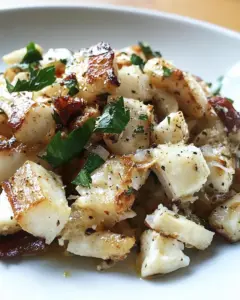 Smoked Blue Fish Hash