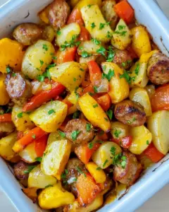 Smoked Sausage Veggie Bake
