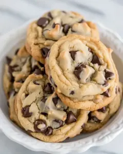 Soft Chewy Peanut Butter Chocolate Chip Cookies