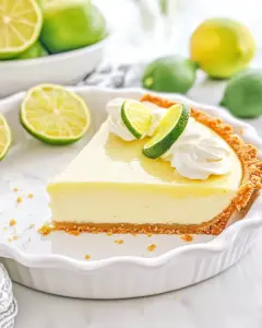 Sour Cream Key Lime Pie