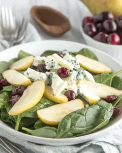 Spinach Pear Salad