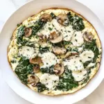 Spinach and Mushroom Egg White Frittata