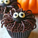 Spooky Spider Halloween Cupcakes