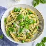 Spring Green Pasta with Vegan Basil Mint Pesto