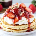 Strawberry Cheesecake Pancakes