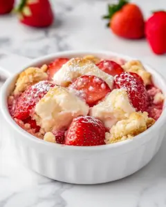 Strawberry Cobbler