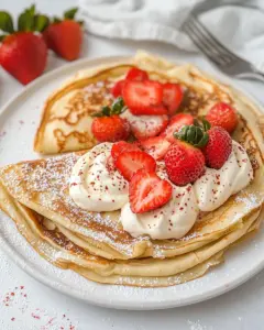 Strawberry Crêpes