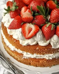Strawberry Cream Cake