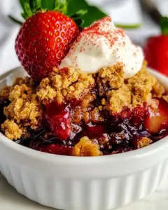 Strawberry Crisp