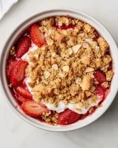 Strawberry Crumble
