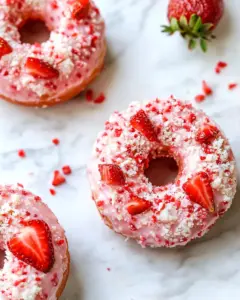 Strawberry Donuts