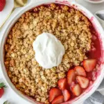Strawberry Rhubarb Crisp