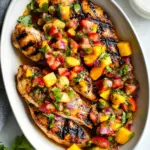 Strawberry and Mango Salsa Chicken
