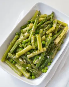 Sugar Snap Pea and Asparagus Saute