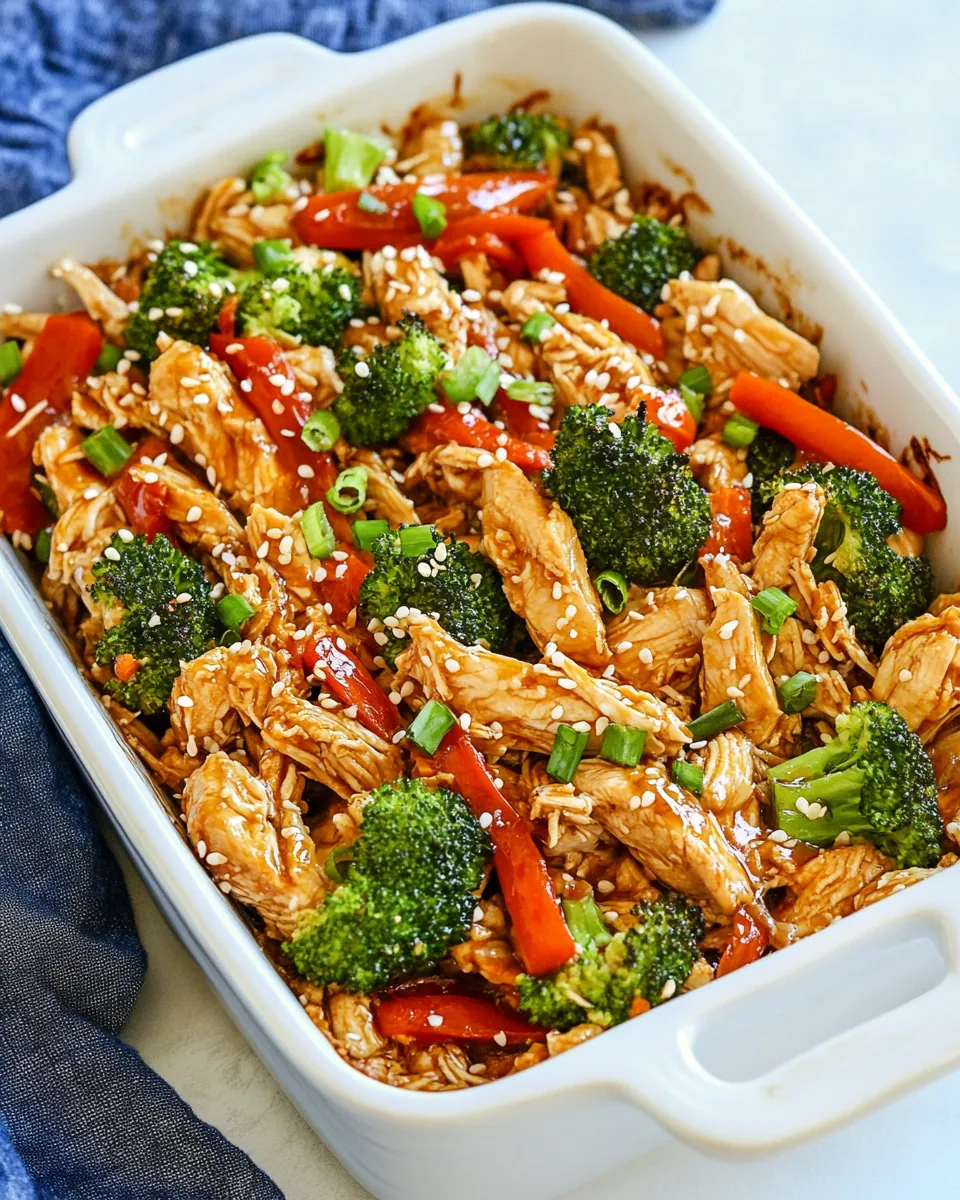 Teriyaki Chicken Casserole
