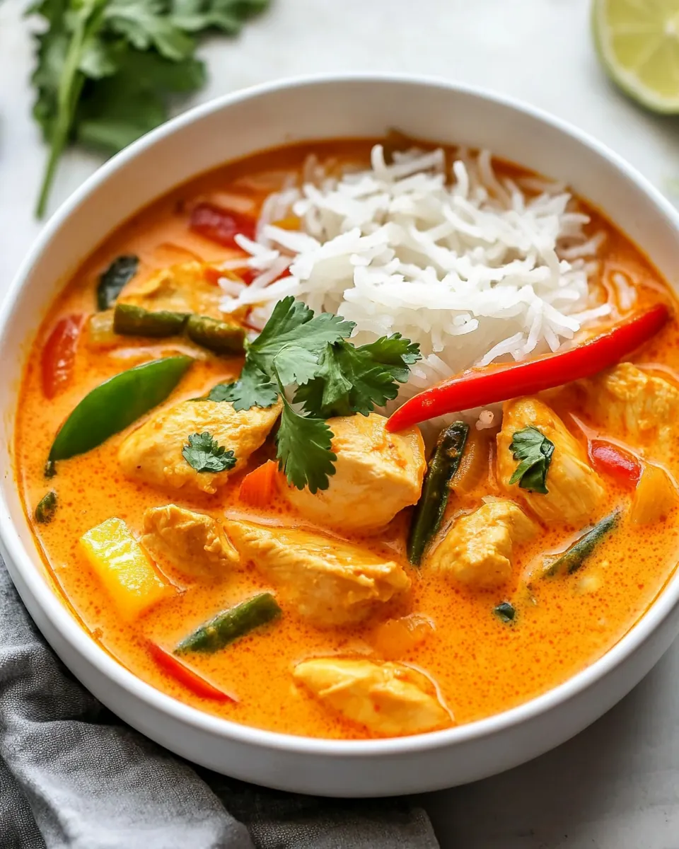 Thai Red Curry Chicken