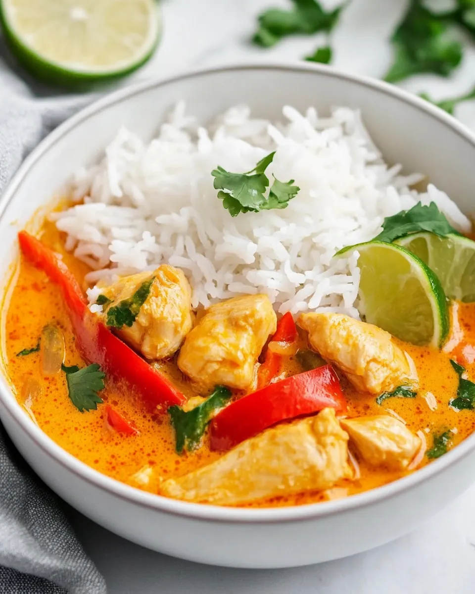 Thai Red Curry Chicken