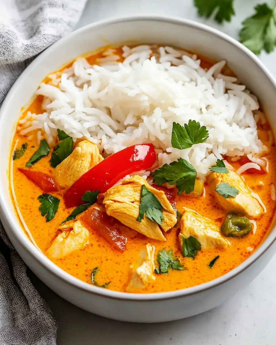 Thai Red Curry Chicken