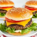 Air Fryer Hamburgers