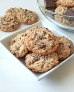Toasted Coconut Chocolate Chunk Cookies