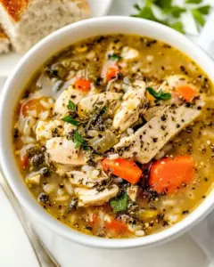 Turkey Rice Soup