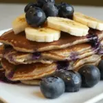 Banana Blueberry Pancakes
