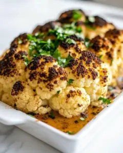 Whole Roasted Baby Cauliflower