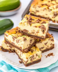 Zucchini Cheesecake Bars